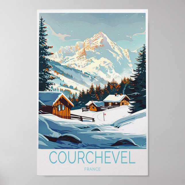 Courchevel France Poster (Frente)