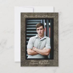 Couro Castanho - Anúncio de Graduação 3x5