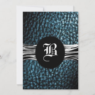 Couro MVB Faux/Azul-Luar Profundo