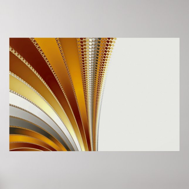 Couro - Poster Fractal (Frente)