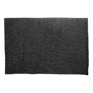 Couro preto: textura em tela fechada.