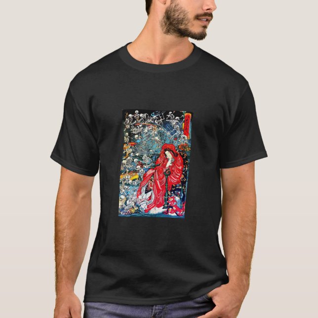 Courtesan do t-shirt do inferno (Frente)