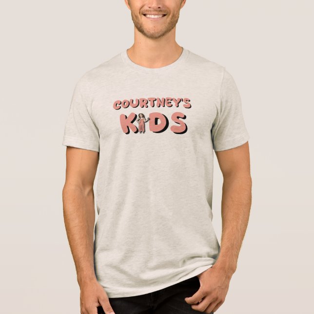 Courtney's Kids mens T-shirt (Frente)