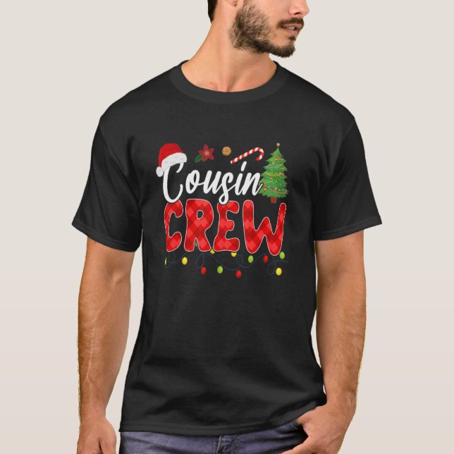 Cousin Crew Camisa Natal Pajama Matando Família (Frente)