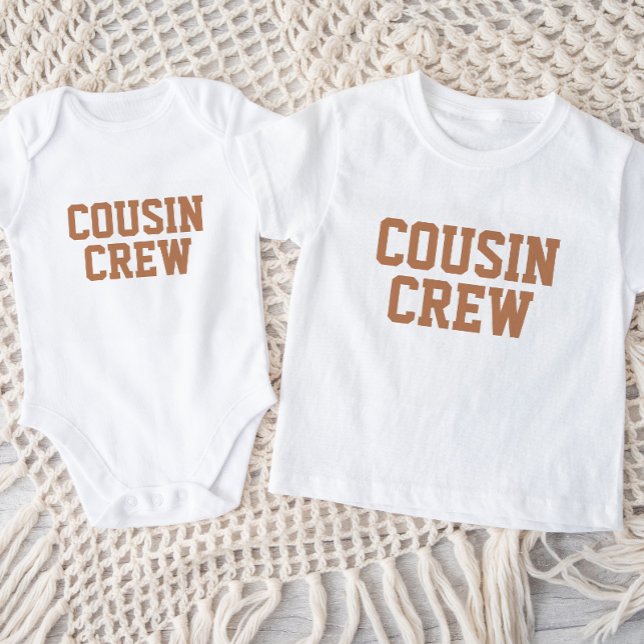 Cousin Crew | Rust Kids Baby T-Shirt (Criador carregado)