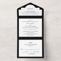 Couture Elegante | Casamento Negro e Branco