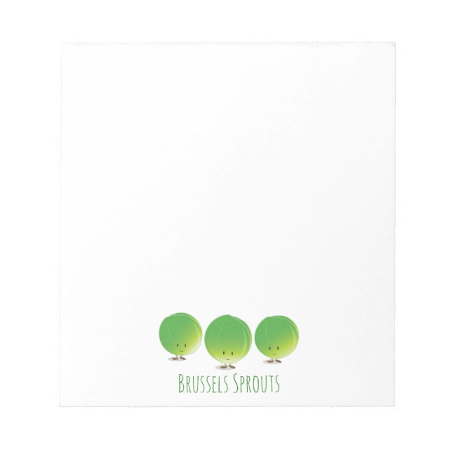 Couve-de-Bruxelas | Bloco de notas (Frente)