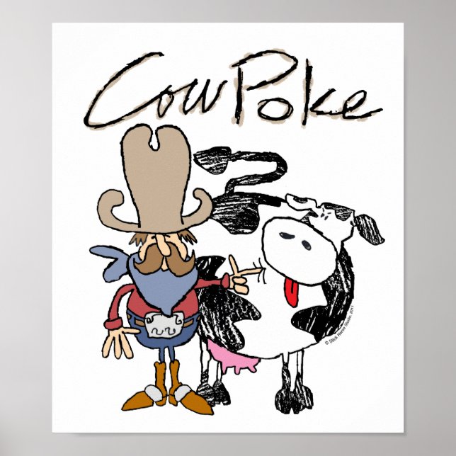 Cow Poke Poster (Frente)