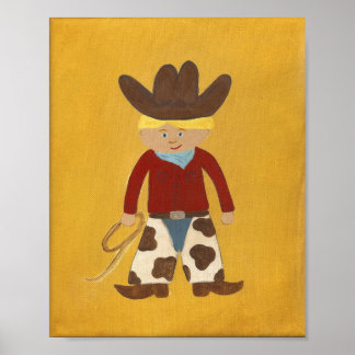 Cowboy Clyde Nursery Art - IMPRESSÃO