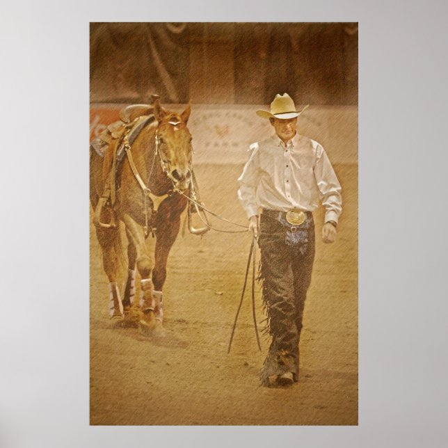 Cowboy Me Tire da impressão de arte (Frente)
