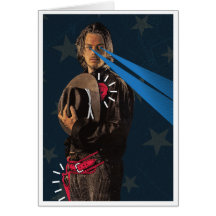 Cowboy no cartão do amor