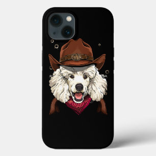 Cowboy Poodle Western Rodeo Cowboy Hat e Bandana