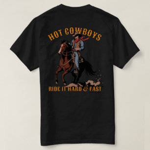 Cowboys Quentes Masculino Branco Camiseta