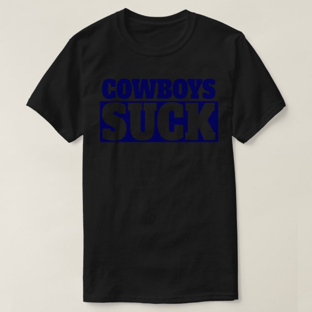 Cowboys sugam a camisa clássica de T (Frente do Design)
