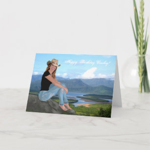 Cowgirl - Feliz Aniversário Cowboy - Cartão