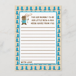 Cowgirl ou Cowboy Sexo Cartão de Aviso