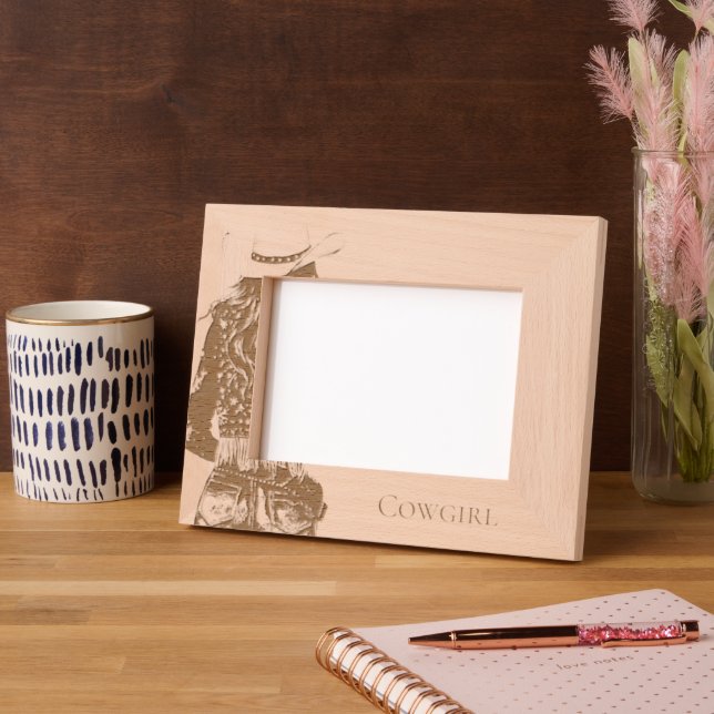 Cowgirl with Hat (Left)