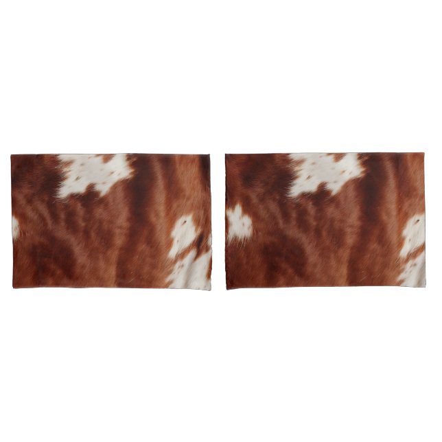 Cowhide Branco Castanho (Frente - conjunto)