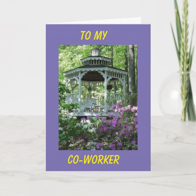 *COWORKER* POR DIA PARA CELEBRAR CARTÃO DE ANIVERS (Frente)