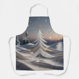 Cozinha Elegante de Natal Festiva Minimalista