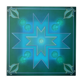 Cozinha Geométrica Verde Escura ou Azulejo de Banh