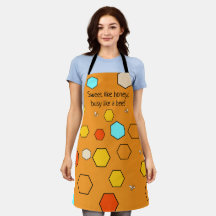 Cozinha inspirada em Honeycomb Apron | Custom Text