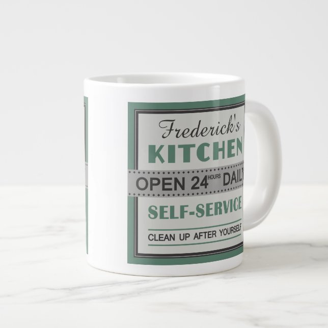 Cozinha - nome personalizado - canecas (Frente Esquerda)