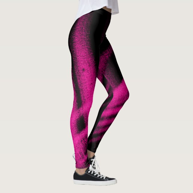 Cozinha-Rosa Imprimida Leggings para Mulheres (Direita)