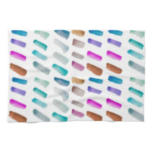 Cozinha viva com toalha d'água