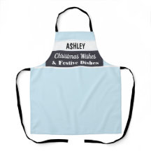 Cozinhar de Natal Personalizado - Cozinha Azul Cla