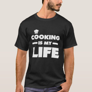 Cozinhar é a minha vida Chef Gift T-Shirt