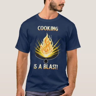 COZINHAR É UMA EXPLOSÃO Camiseta para Homens