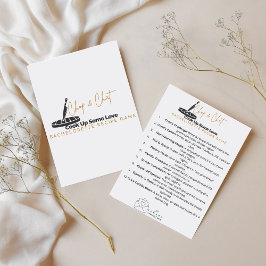 Cozinhe um pouco de amor Cartão de Jogo de despedi