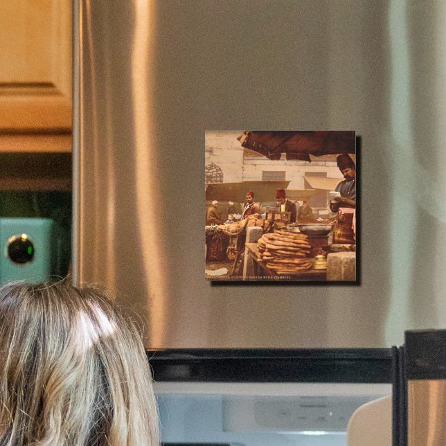 cozinheiro ambulante em Istambul do século XIX (Criador carregado)