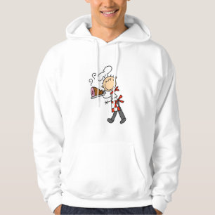 Cozinheiro com Camisetas de Presunto Assado e Pres