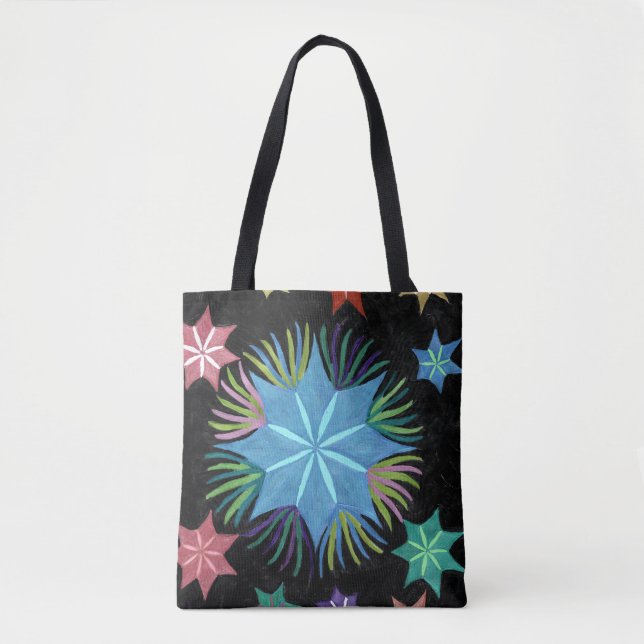 CozmicNinjaStar em um saco de tote (Frente)