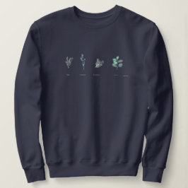 Cozy Autumn Plant Garden Knit Top