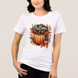 Cozy Autumn Vibes T-Shirt 2025 - Pumpkin Spice Tee