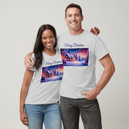 Cozy Cabin Na Camisa T Da Wonderland De Inverno