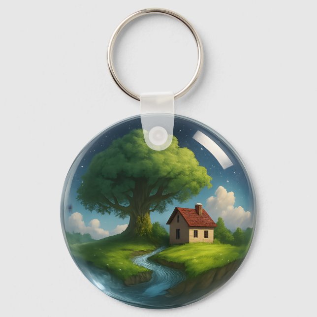 Cozy Cottage Nature Chaveiro - Árvore e Rio (Frente)