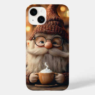 Cozy Gnomo aproveitando uma taça de cacau quente