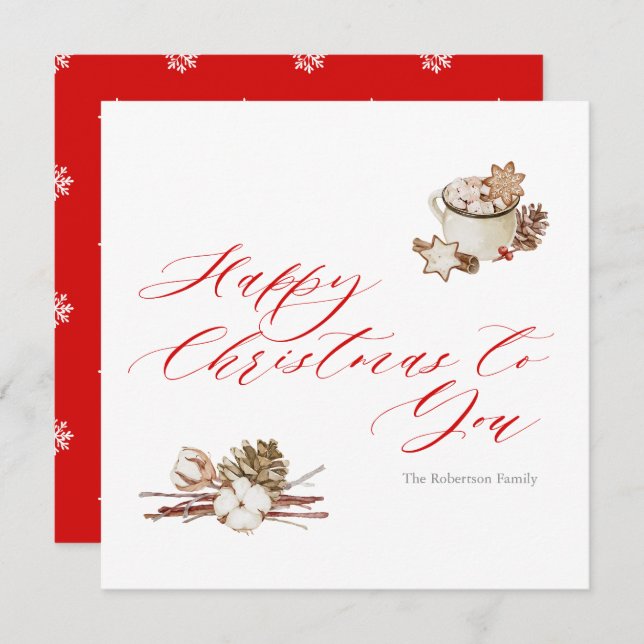 Cozy Holiday Deseja (Frente/Verso)