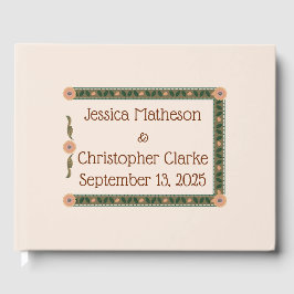 Cozy Homespun Livro de Convidados