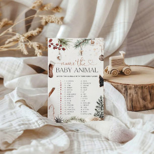 Cozy Nomeie o Jogo do Chá de fraldas para o Bebê A