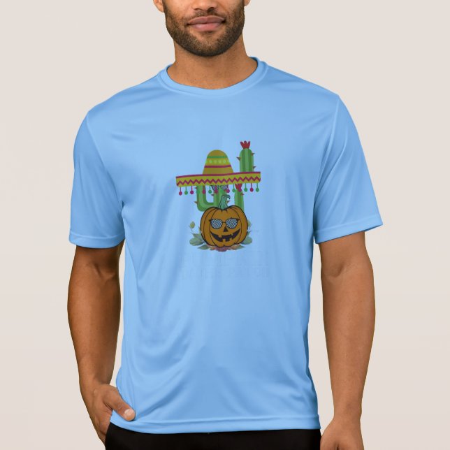 Cozy Pumpkin Patch Gráfico T-shirt (Frente)