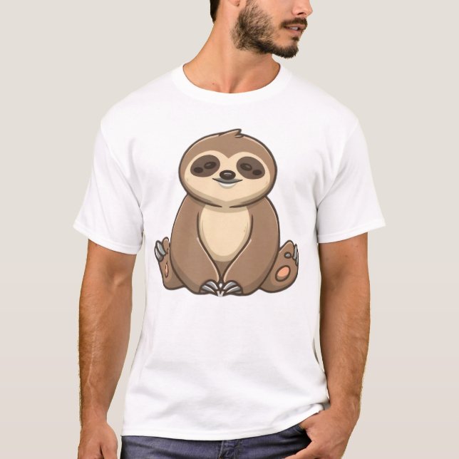 Cozy Sloth Classic T-Shirt (Frente)