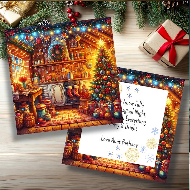 Cozy Vintage Kitchen de Natal Festivo (Criador carregado)