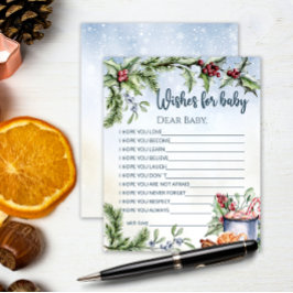 Cozy Winter Hot Cocoa Snowly Quer Bebê