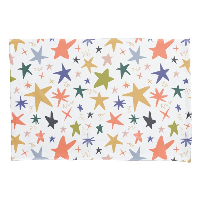 Cozy Winter With Vibrant Colorful Star Pattern (Frente)