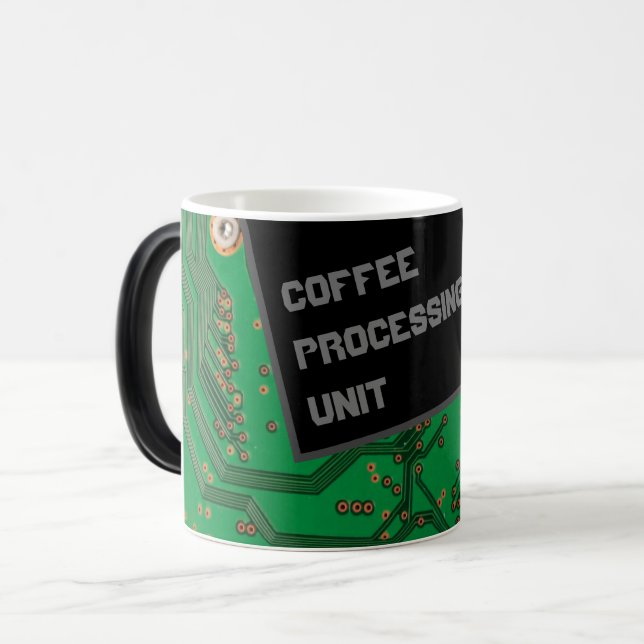 CPU - Unidade de processamento de café caneca engr (Frente Esquerda)